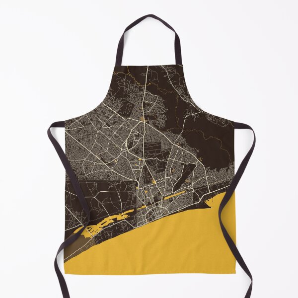 Item preview, Lome City Map of Togo - Pastel designed and sold by deMAP.