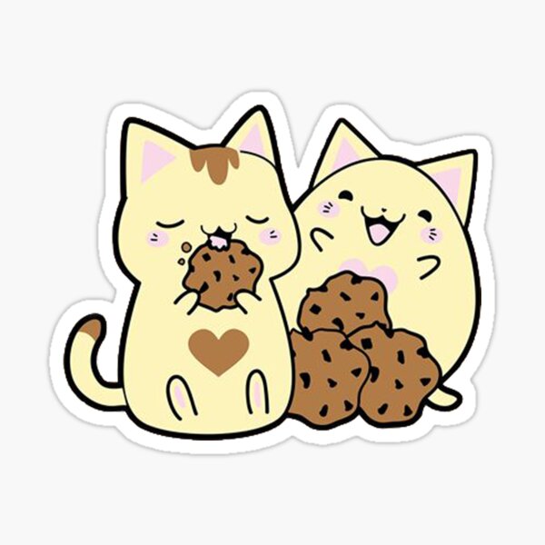 "Choco Cats" Sticker for Sale by BelindaFRS | Redbubble