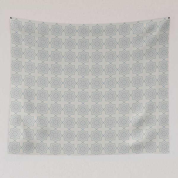 Item preview, Geometric Pattern: Mahsa: Bluestone designed and sold by Red Wolf.