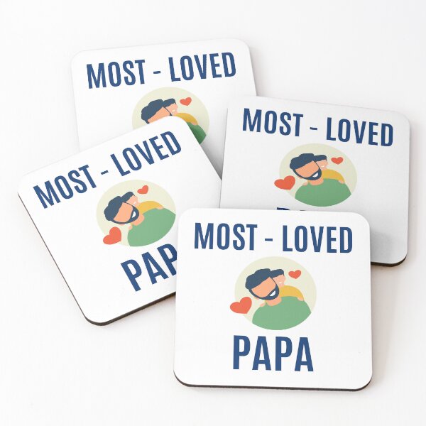 Item preview, Most Loved Papa designed and sold by RedTomasB.
