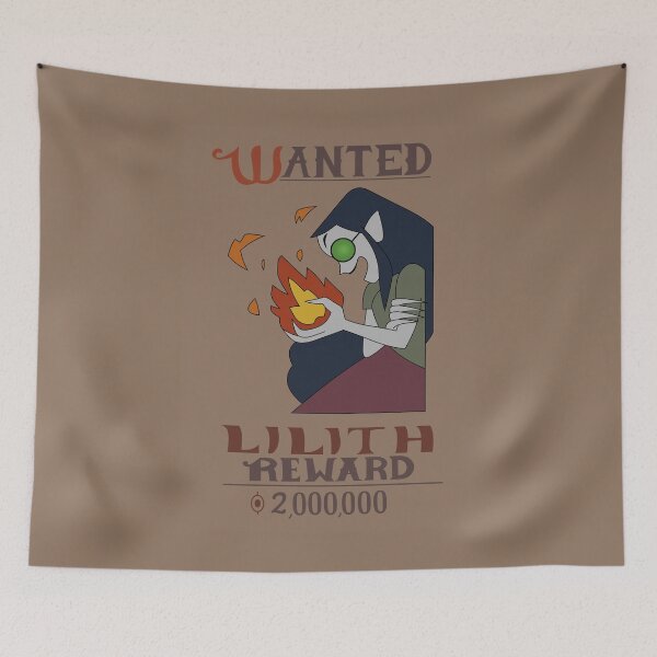 Item preview, Lilith Wanted Poster designed and sold by Sapphic-Saphir.