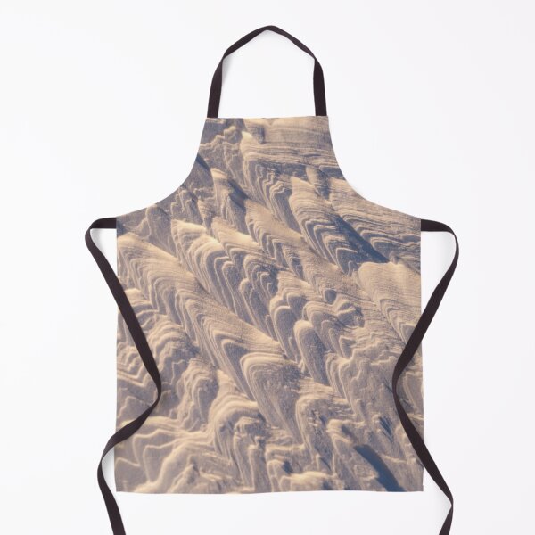 Item preview, Abstracts by Nature - Wind Sculpted Snowbank Reliefs in Gold and Blue designed and sold by Georgia Mizuleva.