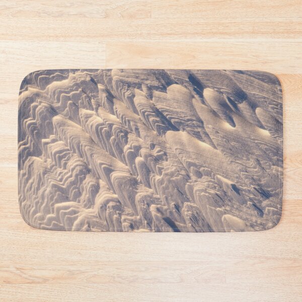 Item preview, Abstracts by Nature - Wind Sculpted Snowbank Reliefs in Gold and Blue designed and sold by Georgia Mizuleva.