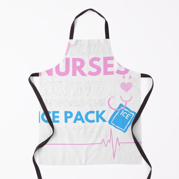 Item preview, School nurses saving the world one ice pack at a time, cool design for School Nurses designed and sold by Sun Rise.