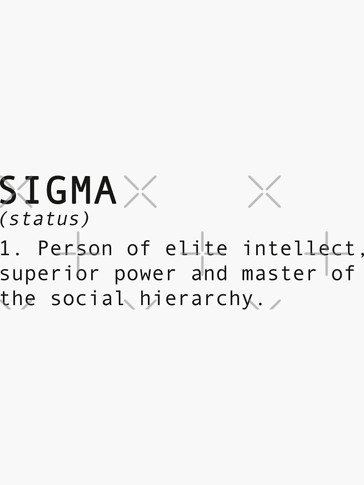 sigma male meaning