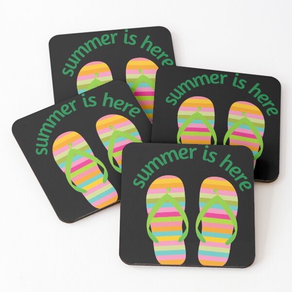 Item preview, Summer Is Here in Flip Flops designed and sold by DigitalChickHub.