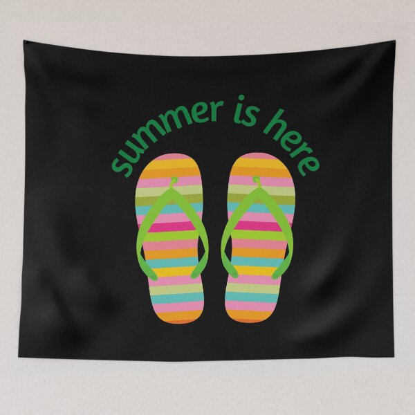 Item preview, Summer Is Here in Flip Flops designed and sold by DigitalChickHub.