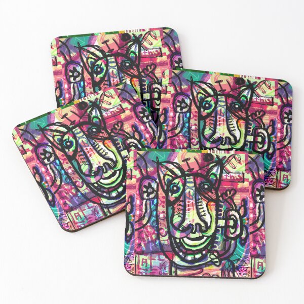 Item preview, Childlike Art; Abstract colorful Poster designed and sold by GreissDesign.