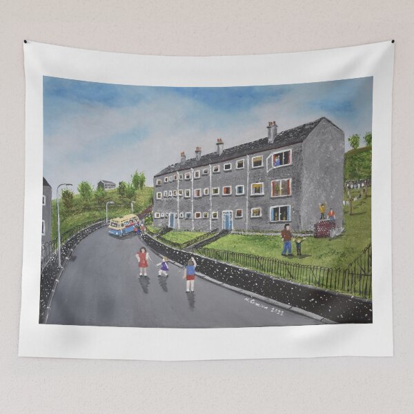 Item preview, Moray Road, Port Glasgow 1970's  designed and sold by CrossanArt.