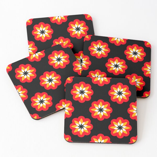 Item preview, beautiful flowers on black background designed and sold by Chamaiporn Pangtorn.