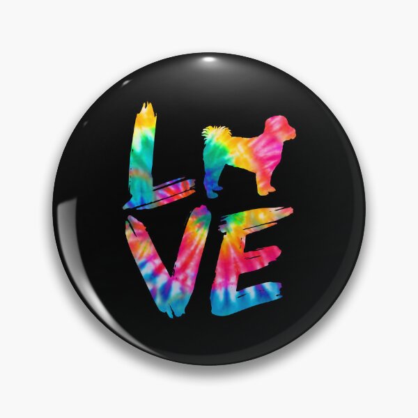 Item preview, Poochon Dog Love Tie Dye Design designed and sold by rafaeltto.