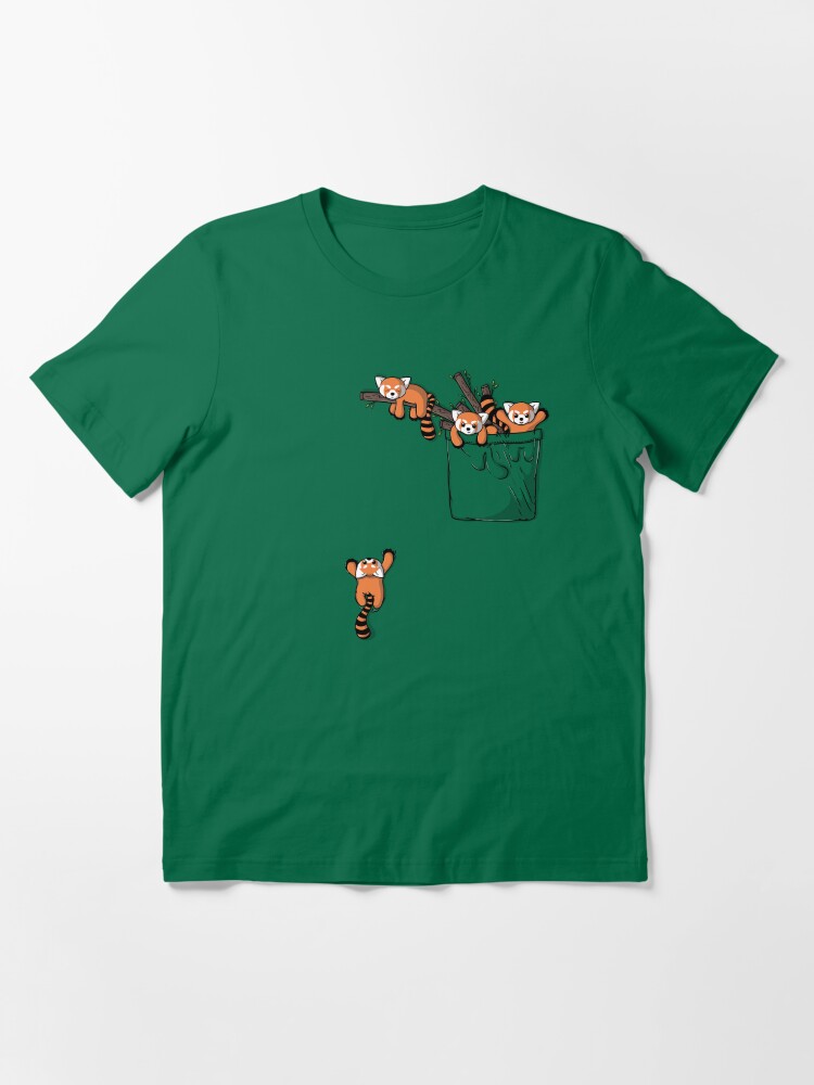 Alternate view of Pocket Red Panda Bears Essential T-Shirt