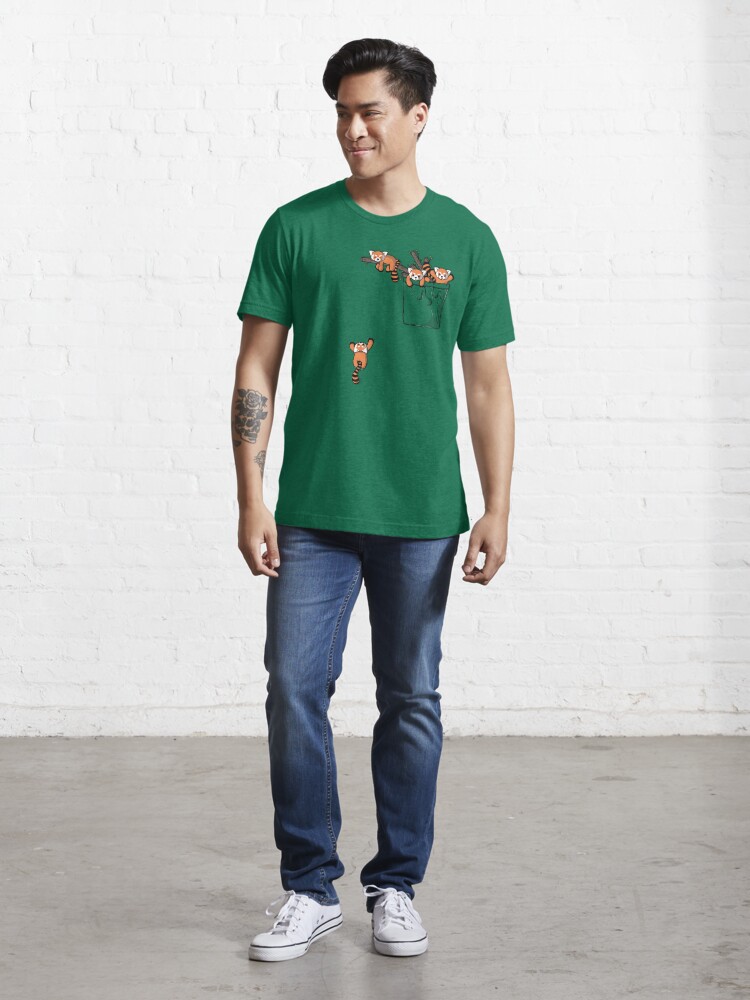 Alternate view of Pocket Red Panda Bears Essential T-Shirt