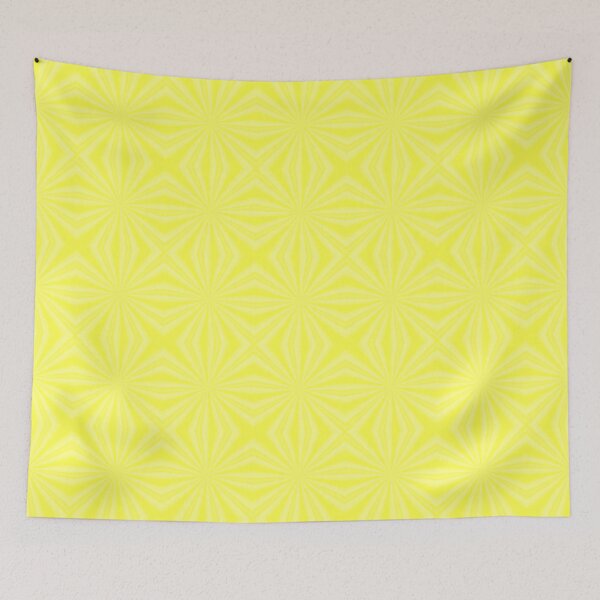 Item preview, Bright Yellow Squiggly Squares designed and sold by AuntieShoe.