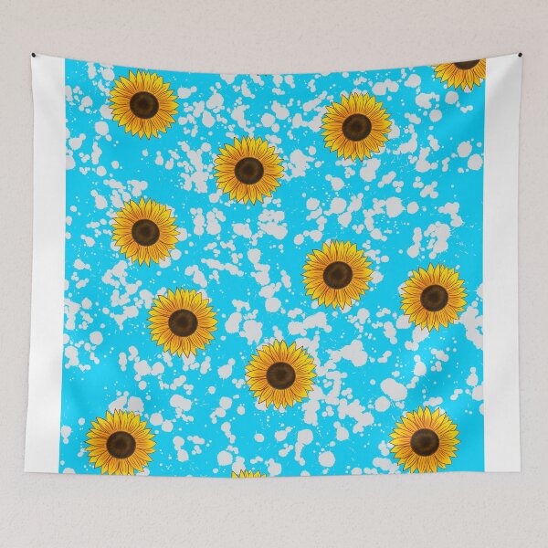 Item preview, splotchy sunflowers designed and sold by memeomemeo.
