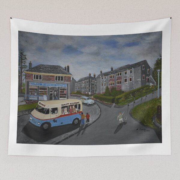 Item preview, Brightside Avenue, Port Glasgow 1970's  designed and sold by CrossanArt.