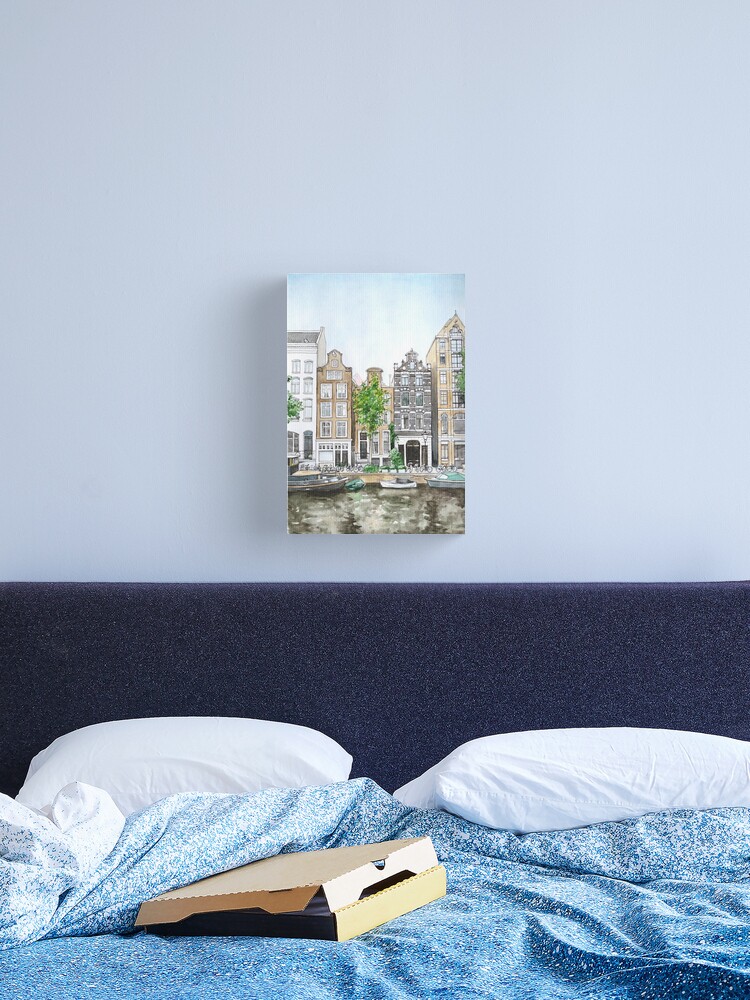 Thumbnail 1 of 3, Canvas Print, Amsterdam designed and sold by Dannaannet.