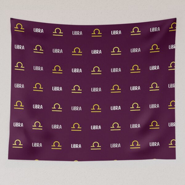 Item preview, Libra Zodiac Sign All Over Pattern designed and sold by Hellofriendco.
