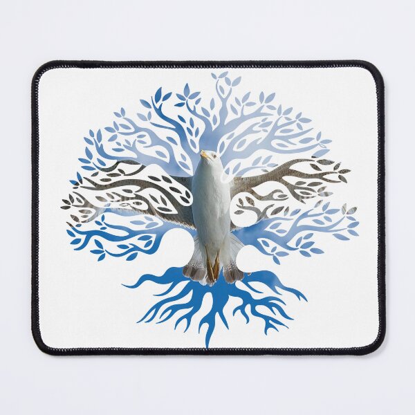 Item preview, tree and seagull designed and sold by bakerelassioui.