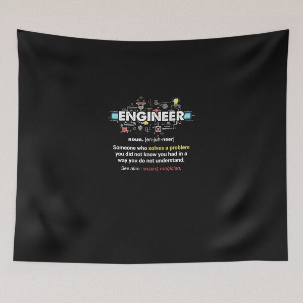 Item preview, Engineer Definition Funny Gift Essential T-Shirt designed and sold by SylviaKroll.