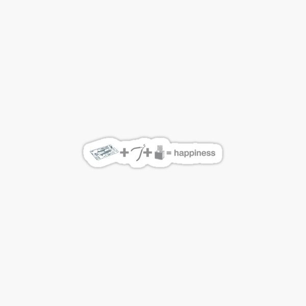 a simple equation Sticker
