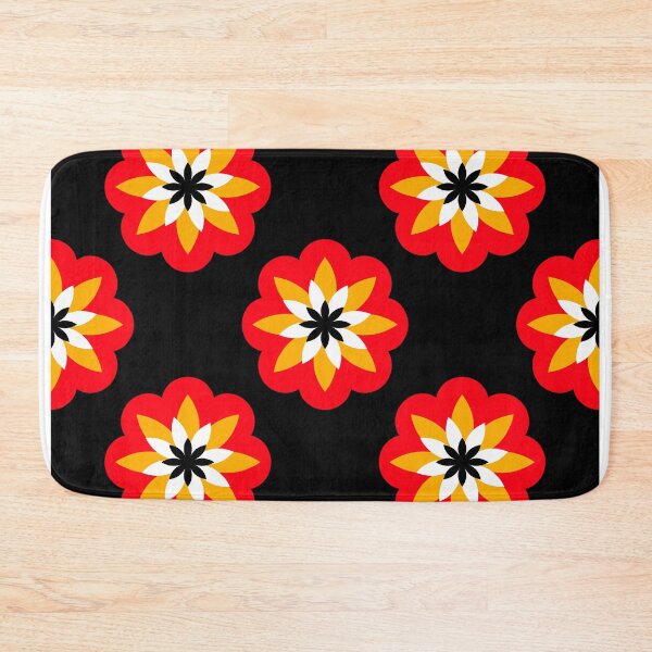 Item preview, beautiful flowers on black background designed and sold by Chamaiporn Pangtorn.