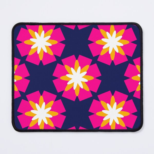 Item preview, Flowers, pink flowers on a navy background designed and sold by Chamaiporn Pangtorn.