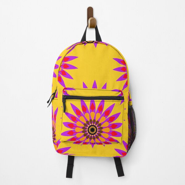 Item preview, Flowers, purple flowers on a yellow background designed and sold by Chamaiporn Pangtorn.