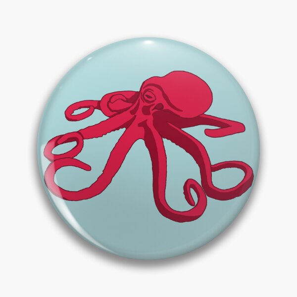 Artikelvorschau, Roter Oktopus entworfen und verkauft von TheScraggyBeard.
