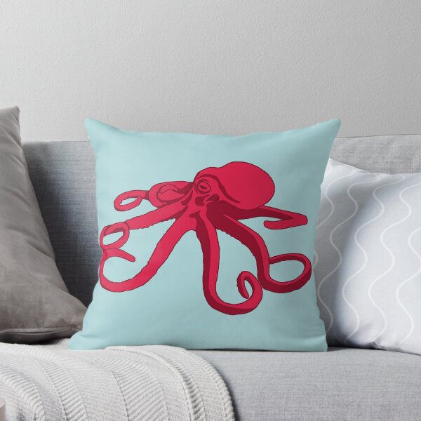 Artikelvorschau, Roter Oktopus entworfen und verkauft von TheScraggyBeard.