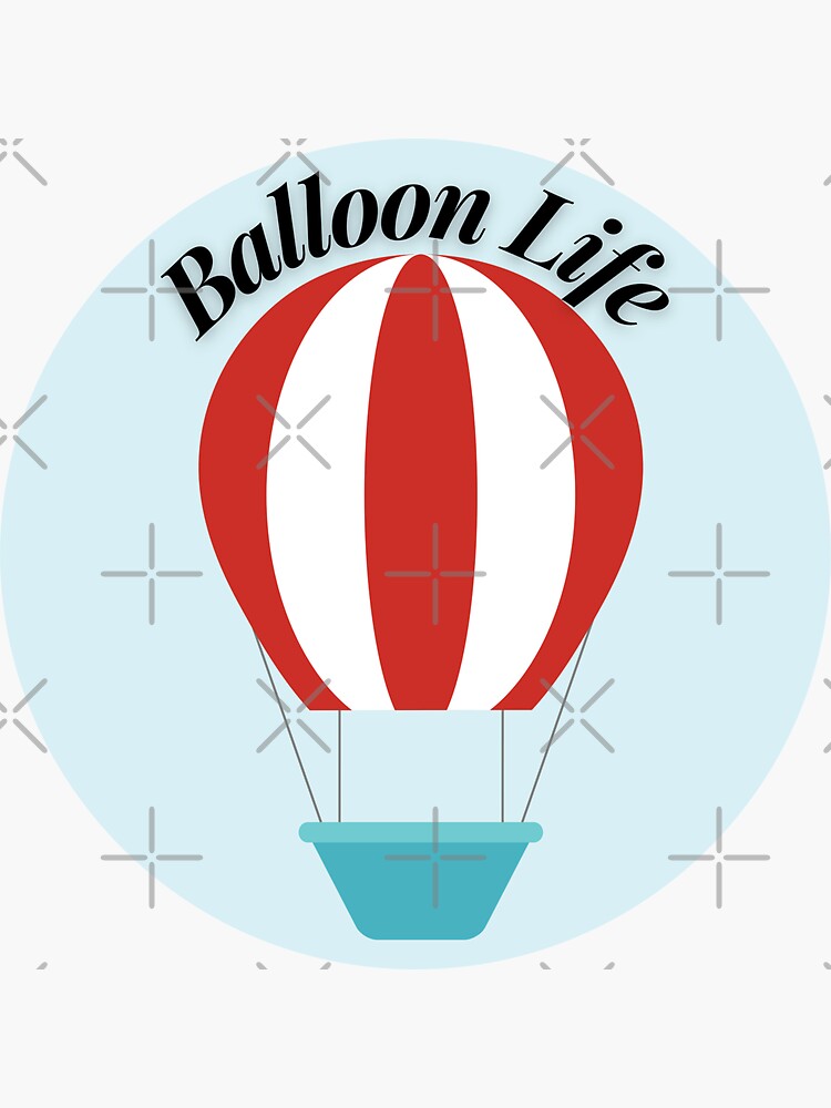 The Hot Air Balloon Sticker