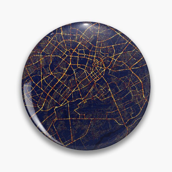 Item preview, Tashkent, Uzbekistan Map  - City At Night designed and sold by deMAP.