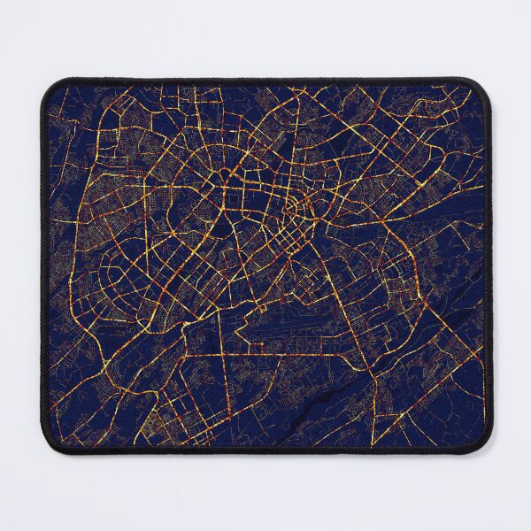 Item preview, Tashkent, Uzbekistan Map - City At Night designed and sold by deMAP.