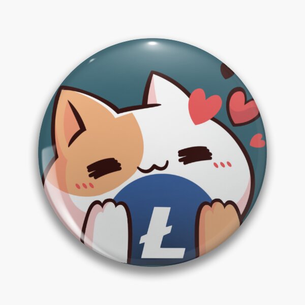 Item preview, Crypto Cute kawaii Litecoin  designed and sold by Crypmetal.