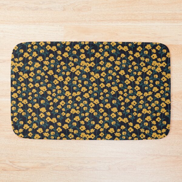 Item preview, Yellow Flower Garden Dark designed and sold by Erika Mauer.