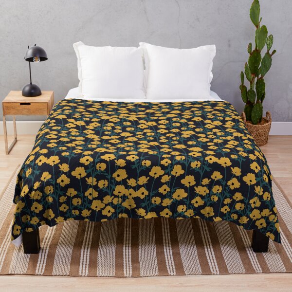 Item preview, Yellow Flower Garden Dark designed and sold by Erika Mauer.