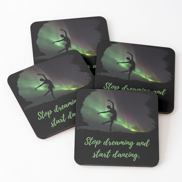 Item preview, Stop dreaming start dancing with the northern lights on aurora borealis designed and sold by M-Infinite.