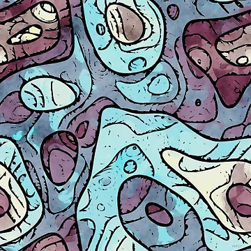 Artwork thumbnail, Abstract Layers Pattern by Phil Perkins