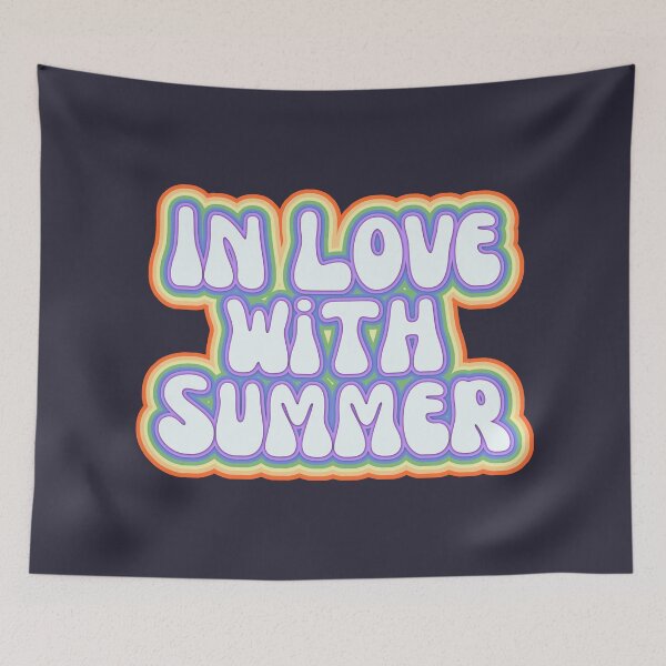 Item preview, In Love with Summer Rainbow Retro Vintage designed and sold by SunfullyYours.