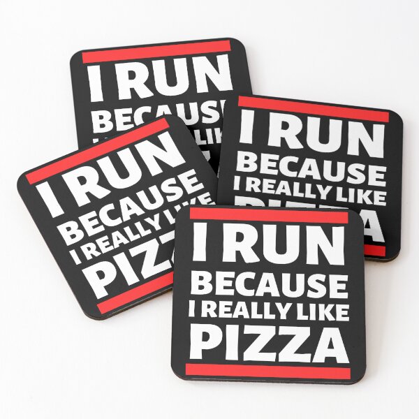 Item preview, I Run Because I Really Like Pizza designed and sold by Magicalair.