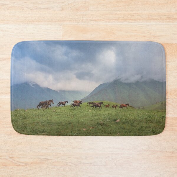 Item preview, Running horses in the mountains designed and sold by Svetlana Korneliuk.