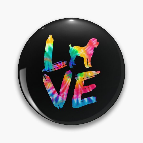 Item preview, Schnoodle Dog Love Tie Dye Design designed and sold by rafaeltto.