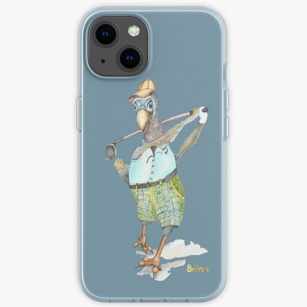 Golfing Dodo, see me drive! iPhone Soft Case