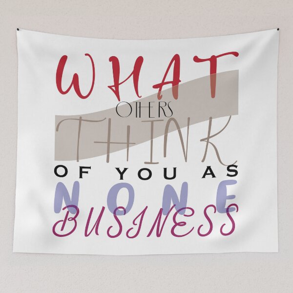 Item preview, What others think of you as none business designed and sold by Mychap.