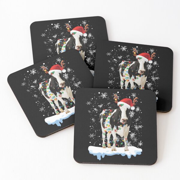 Item preview, Mooey Christmas Heifers Santa Xmas Lights Cow Lovers designed and sold by reginaturner.