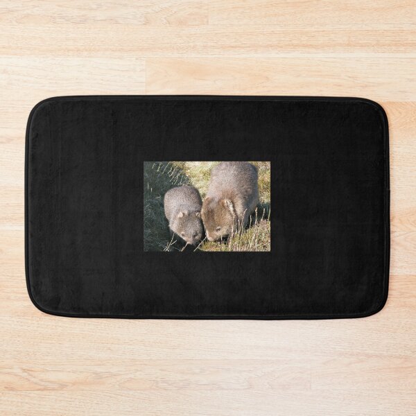 Item preview, Wombat Mother and Child, Cradle Mountain, Tasmania, Australia. designed and sold by kaysharp.