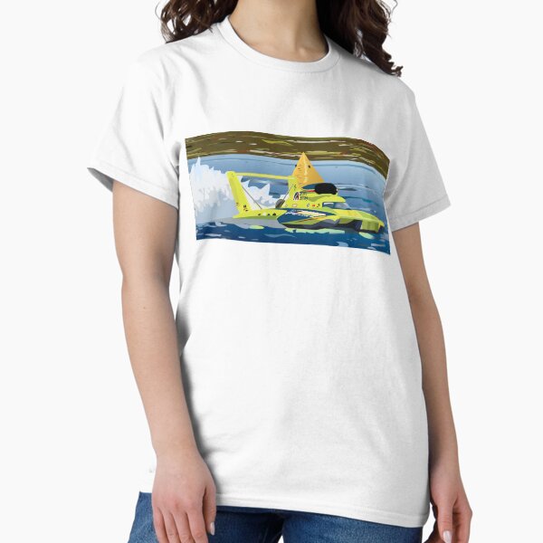 Vintage 1955 Chris Craft Cobra Unisex Heavy Cotton Tee by Retro Boater