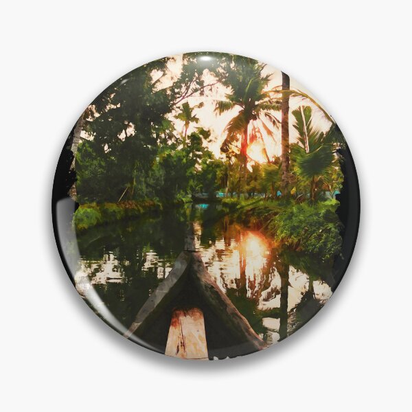 Item preview, Kerala India city watercolor designed and sold by chrlalexandru.