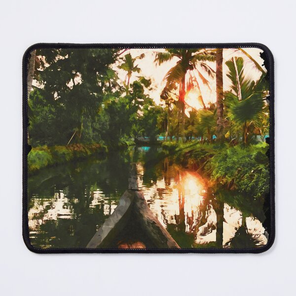 Item preview, Kerala India city watercolor designed and sold by chrlalexandru.