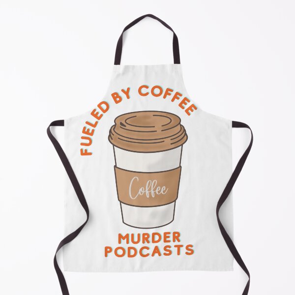 Item preview, Fueled by Coffee and Murder Podcasts ,funny bumper Sticker designed and sold by Ssimo30.